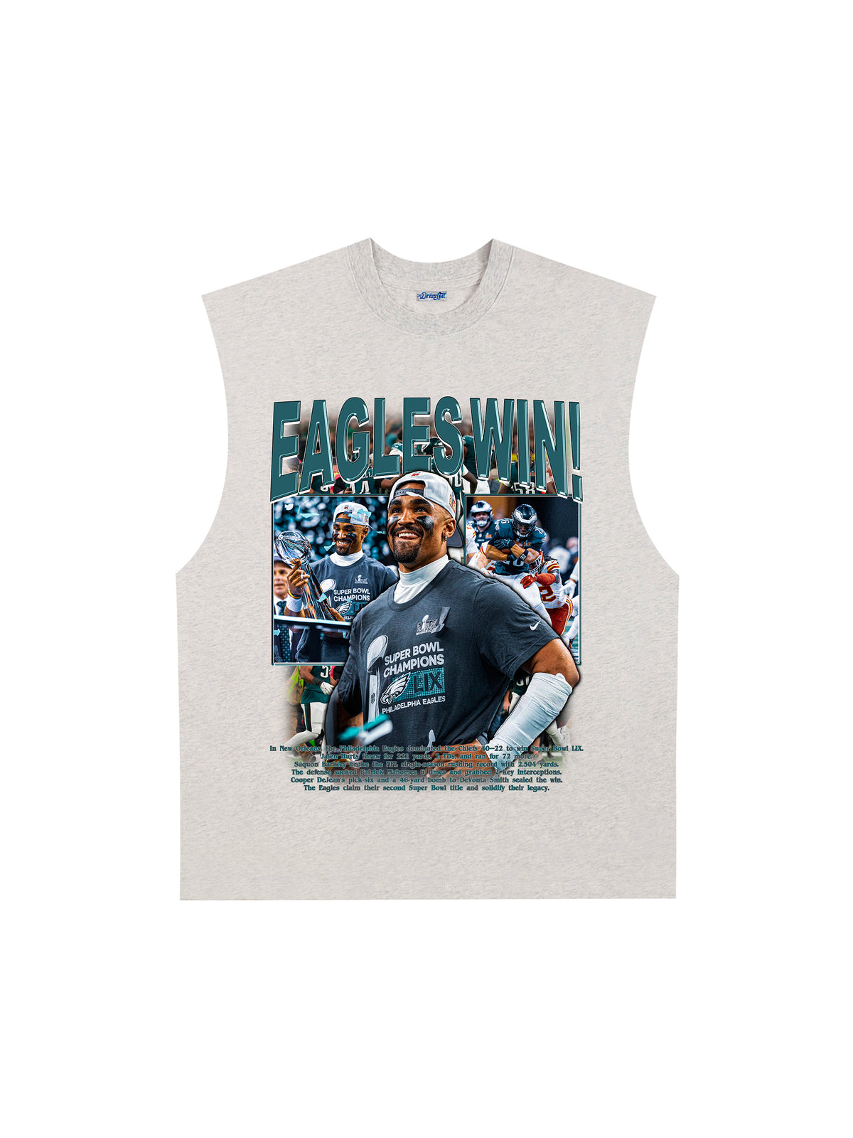 THE DRIZZLED | EAGLES WIN TANK TOP