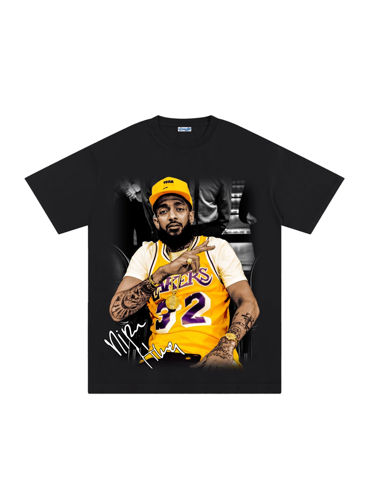 THE DRIZZLED | NIPSEY HUSSLE-LAKER GAME TEE