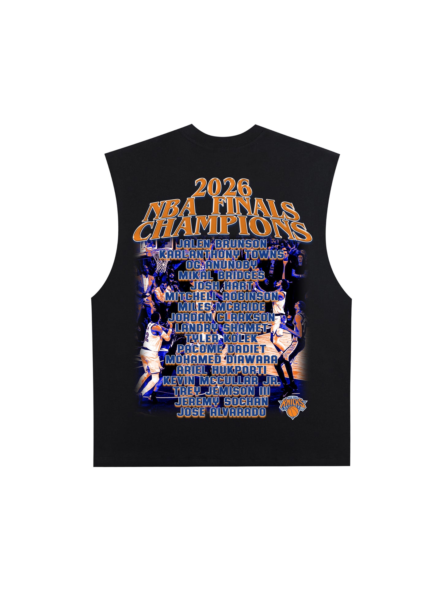 THE DRIZZLED | 2026 NBA CHAMPION NEW YORK KNICKS TANK TOP