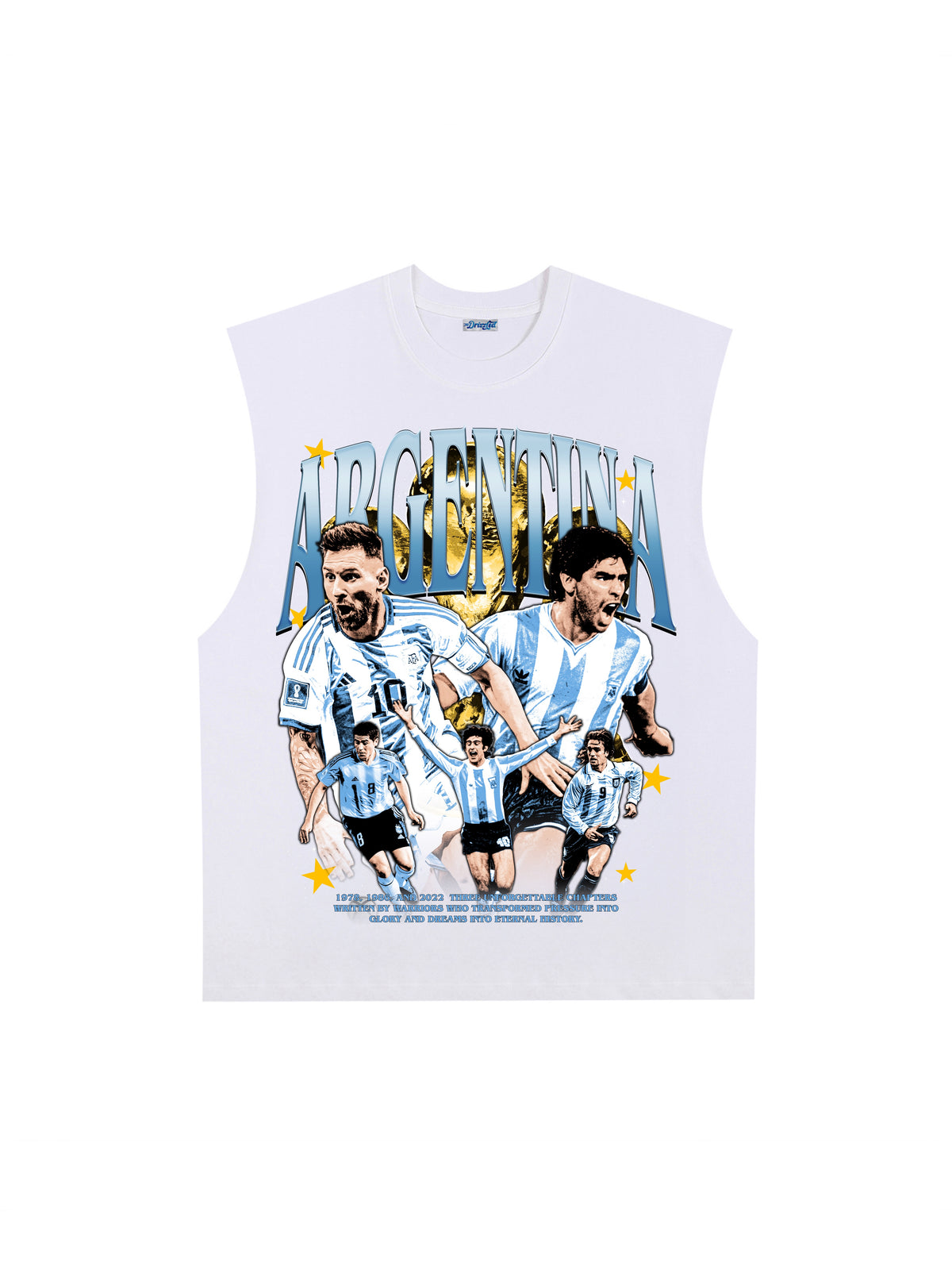 THE DRIZZLED | ARGENTINA FOOTBALL ASSOCIATION TANK TOP
