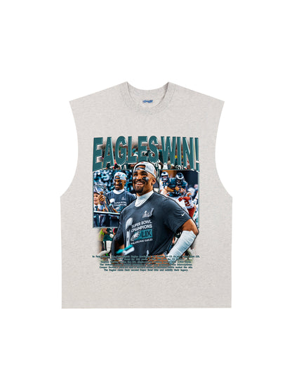 THE DRIZZLED | EAGLES WIN TANK TOP