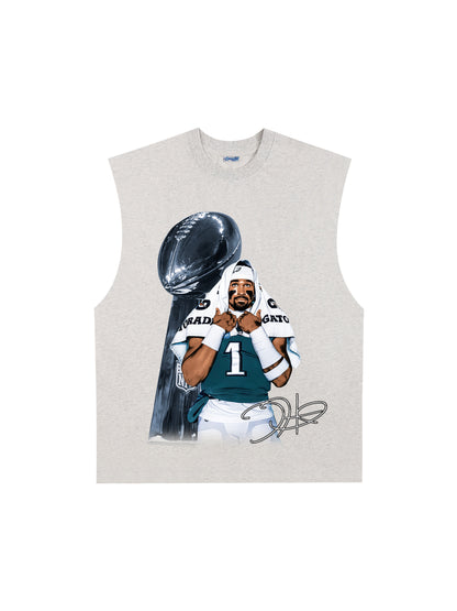 THE DRIZZLED | JALEN HURTS - CHAMPION TANK TOP
