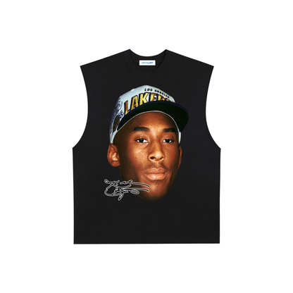 Raw Edge Cotton Tank Top