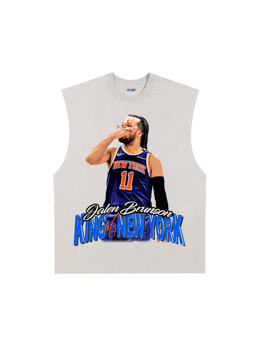 THE DRIZZLED | JALEN BRUNSON - KING OF NEW YORK TANK TOP