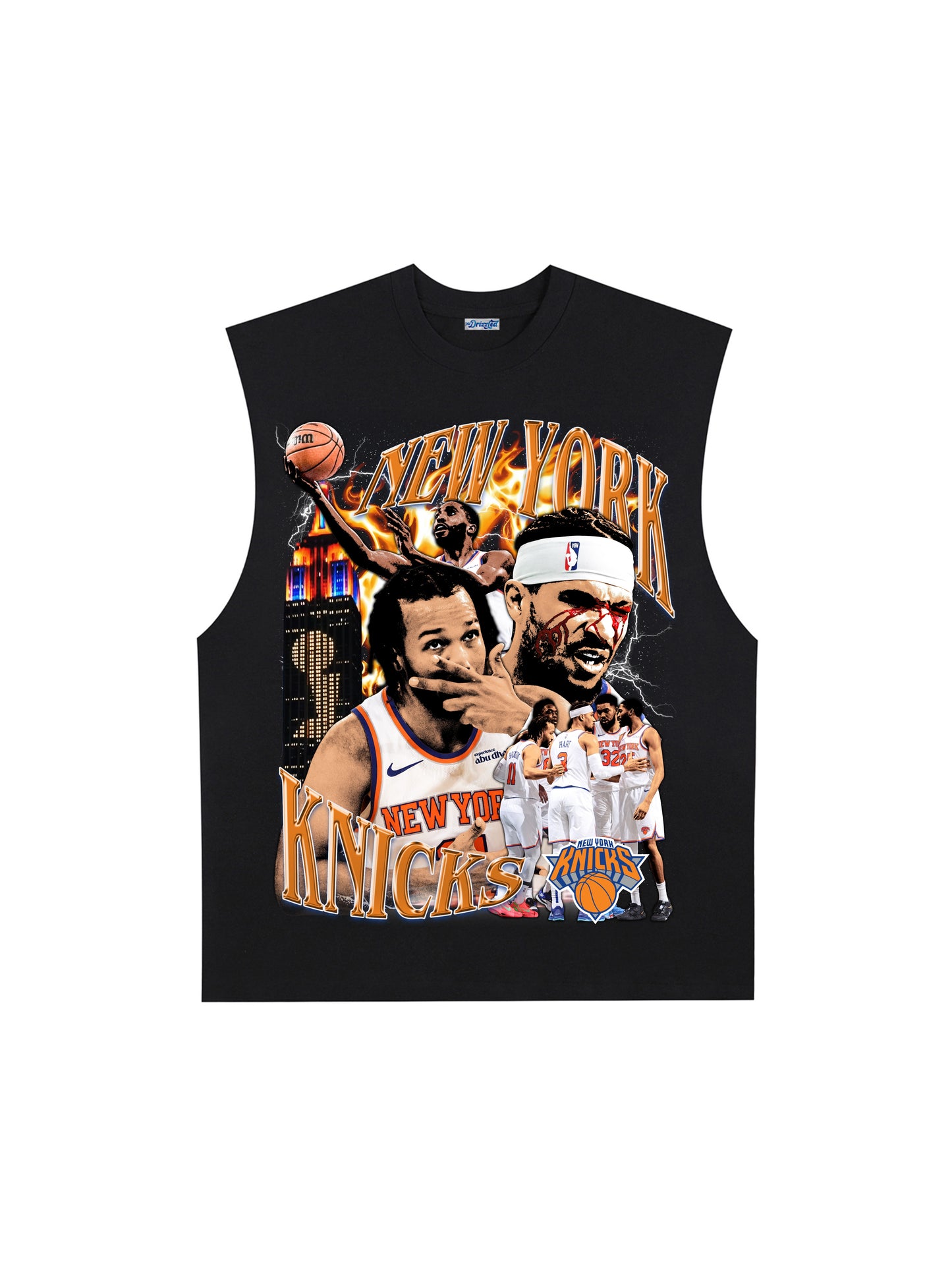 THE DRIZZLED | 2026 NBA CHAMPION NEW YORK KNICKS TANK TOP