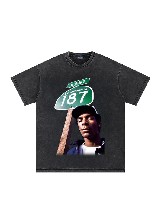 THE DRIZZLED | SNOOP DOGG - LONG BEACH 187 TEE