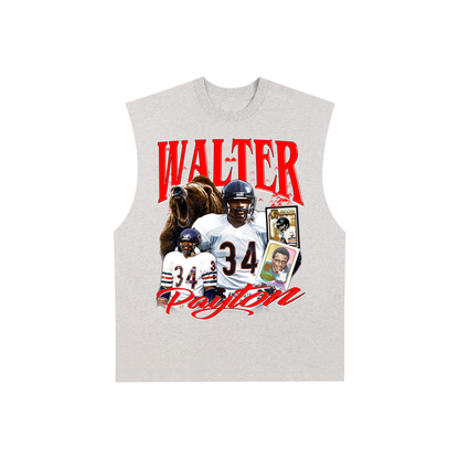Raw Edge Cotton Tank Top