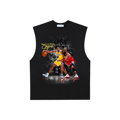 Raw Edge Cotton Tank Top