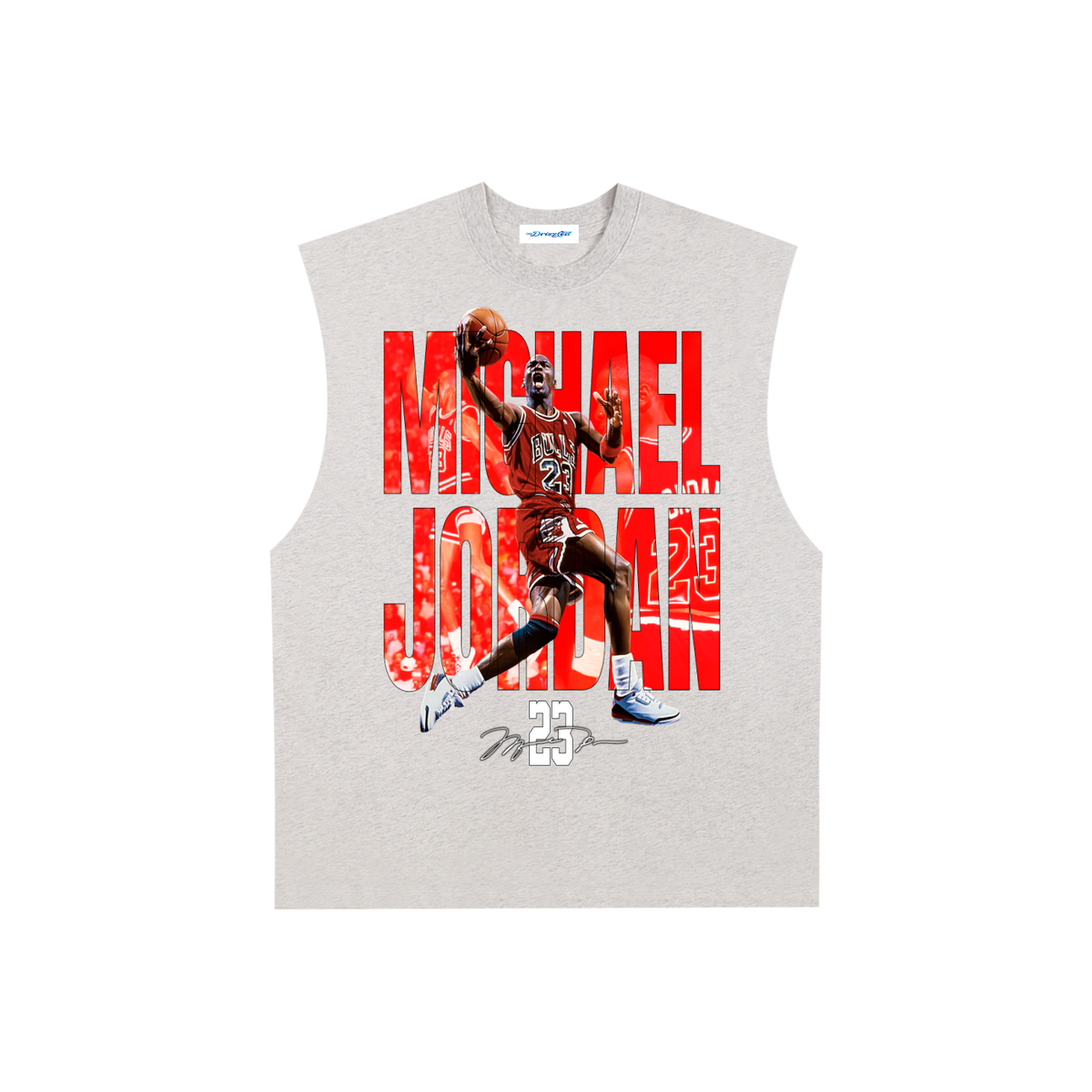 Raw Edge Cotton Tank Top