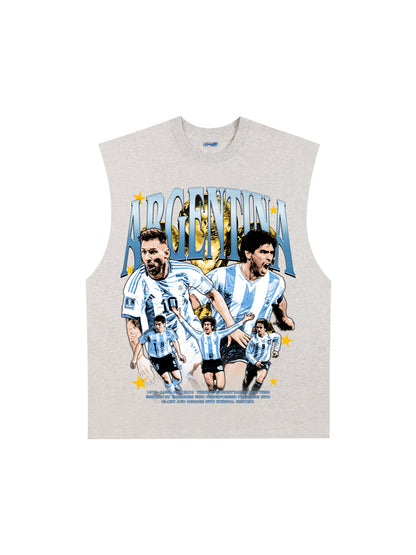 THE DRIZZLED | ARGENTINA FOOTBALL ASSOCIATION TANK TOP