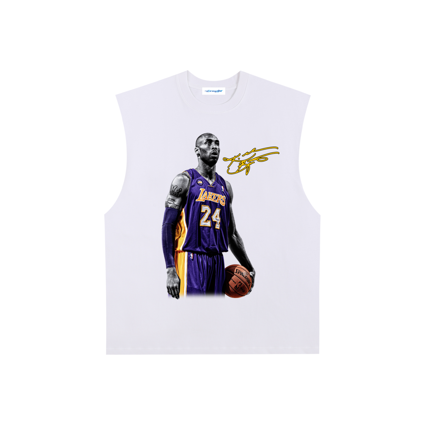 Raw Edge Cotton Tank Top