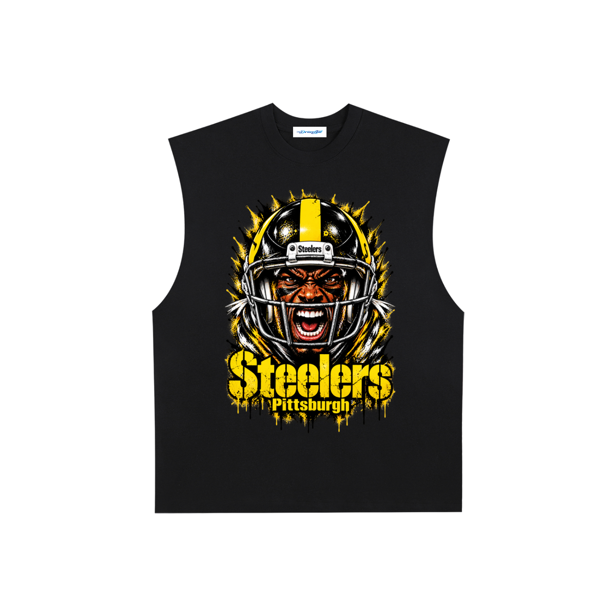 Raw Edge Cotton Tank Top