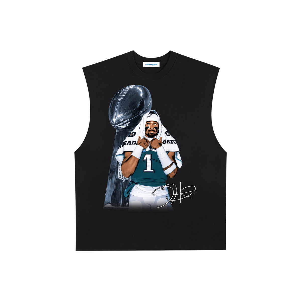 Raw Edge Cotton Tank Top