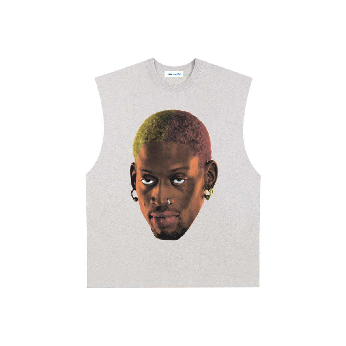 Raw Edge Cotton Tank Top
