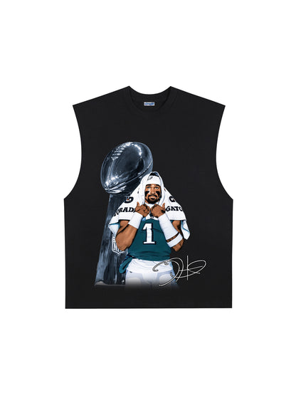 THE DRIZZLED | JALEN HURTS - CHAMPION TANK TOP