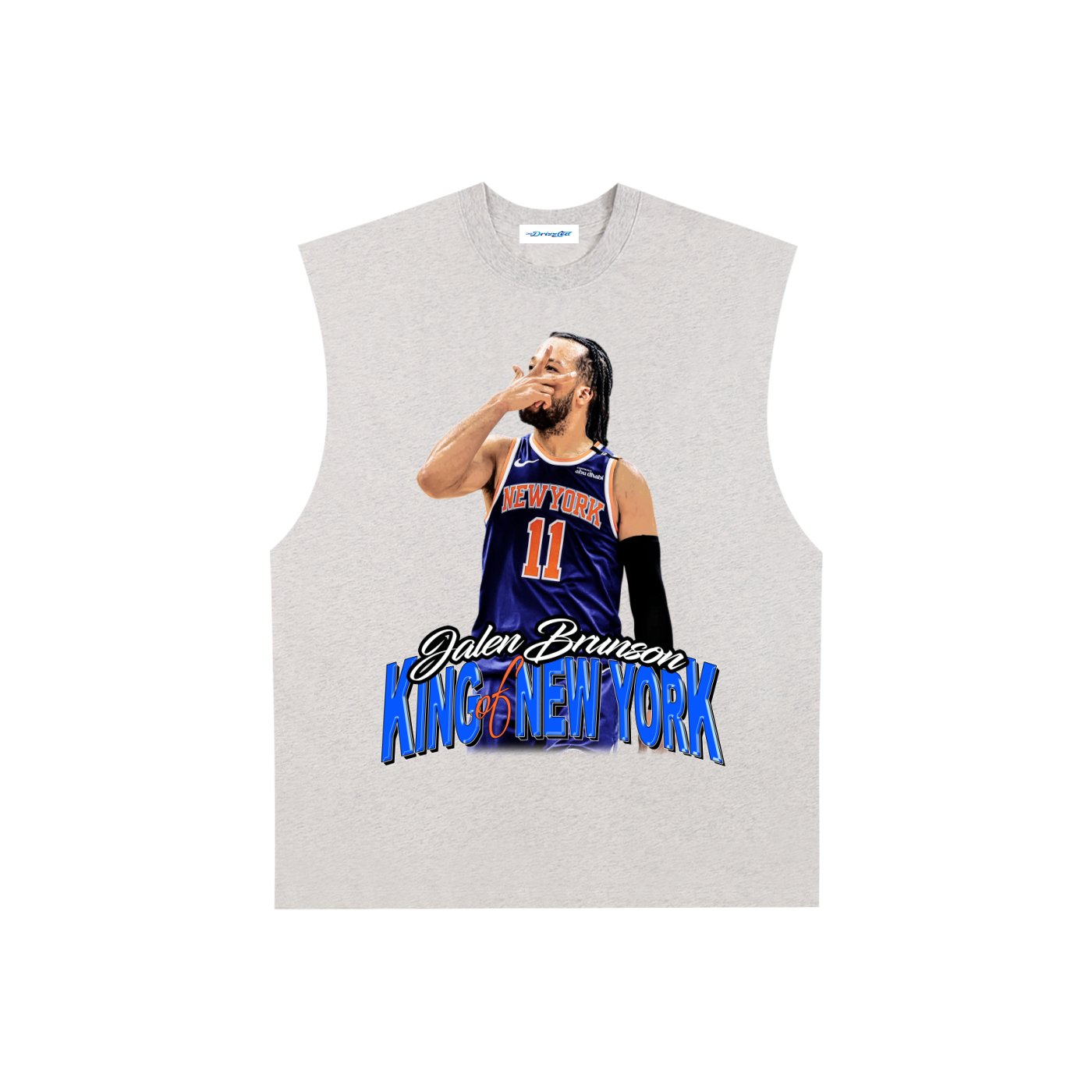 Raw Edge Cotton Tank Top