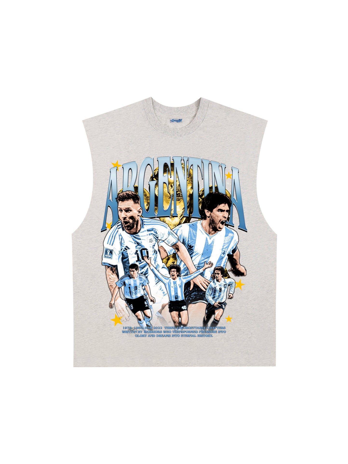 THE DRIZZLED | ARGENTINA FOOTBALL ASSOCIATION TANK TOP