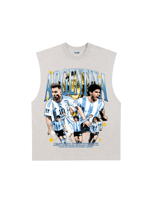 THE DRIZZLED | ARGENTINA FOOTBALL ASSOCIATION TANK TOP