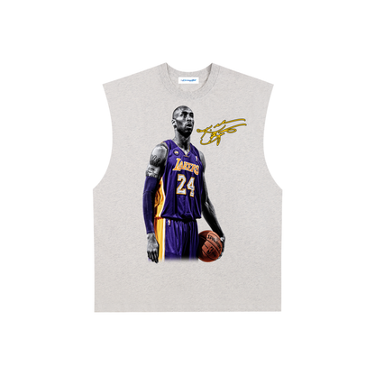 Raw Edge Cotton Tank Top