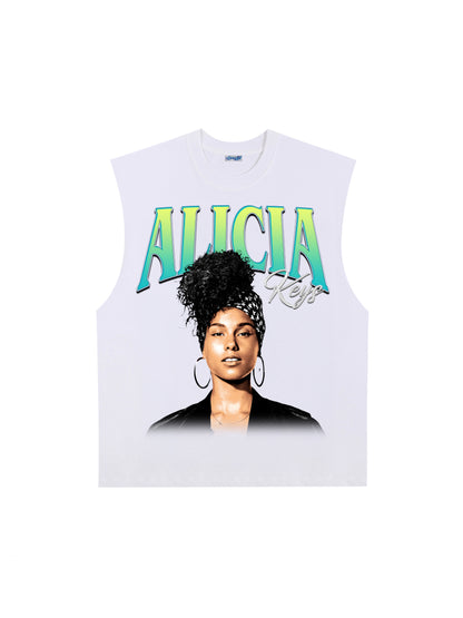 THE DRIZZLED | ALICIA KEYS TANK TOP
