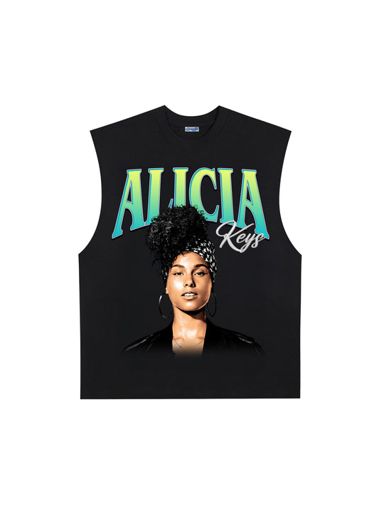 THE DRIZZLED | ALICIA KEYS TANK TOP