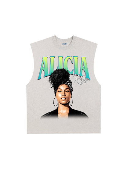 THE DRIZZLED | ALICIA KEYS TANK TOP