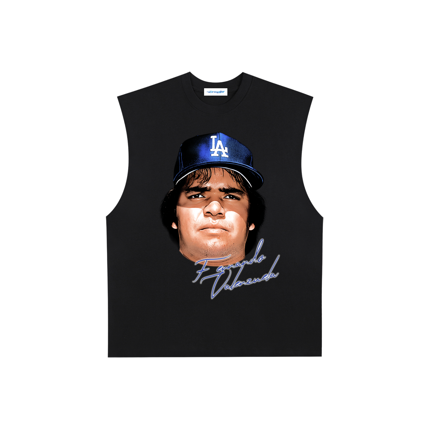 Raw Edge Cotton Tank Top