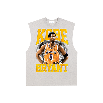 Raw Edge Cotton Tank Top
