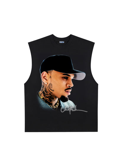 THE DRIZZLED | CHRIS BROWN - NO CAP TANK TOP