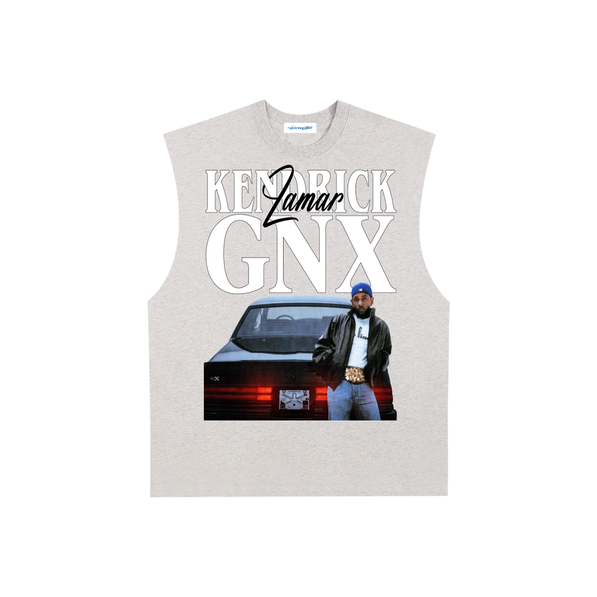 Raw Edge Cotton Tank Top