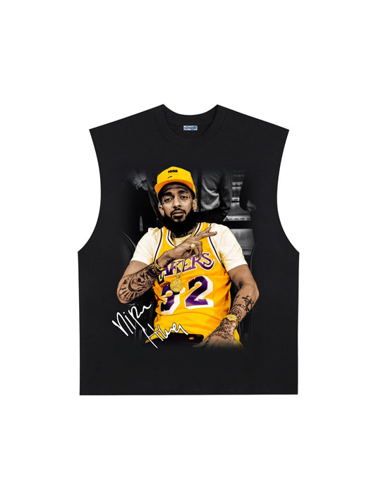 THE DRIZZLES | NIPSEY HUSSLE LAKER GAME TANK TOP
