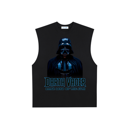 Raw Edge Cotton Tank Top
