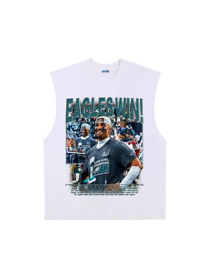 THE DRIZZLED | EAGLES WIN TANK TOP