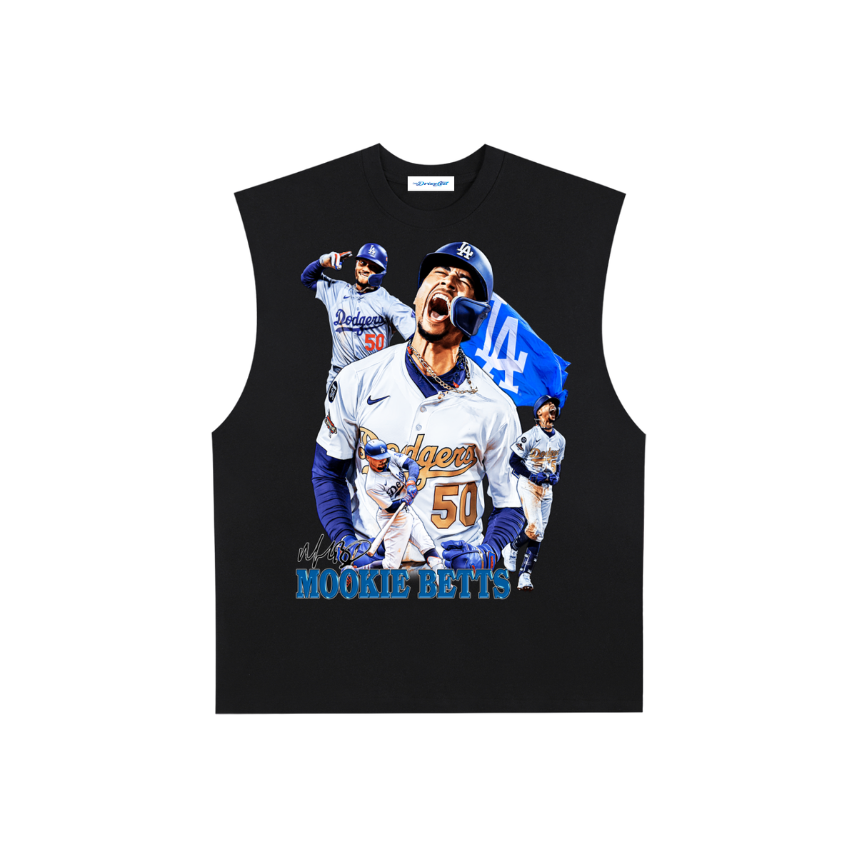 Raw Edge Cotton Tank Top