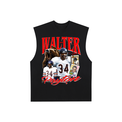 Raw Edge Cotton Tank Top