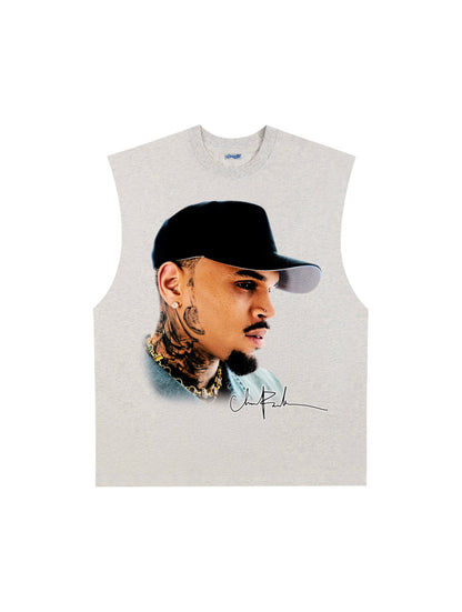 THE DRIZZLED | CHRIS BROWN - NO CAP TANK TOP