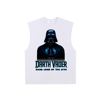 Raw Edge Cotton Tank Top