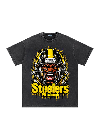 THE DRIZZLED | PITTSBURGH STEELER TEE