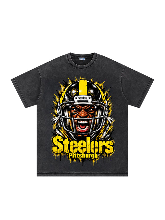 THE DRIZZLED | PITTSBURGH STEELER TEE