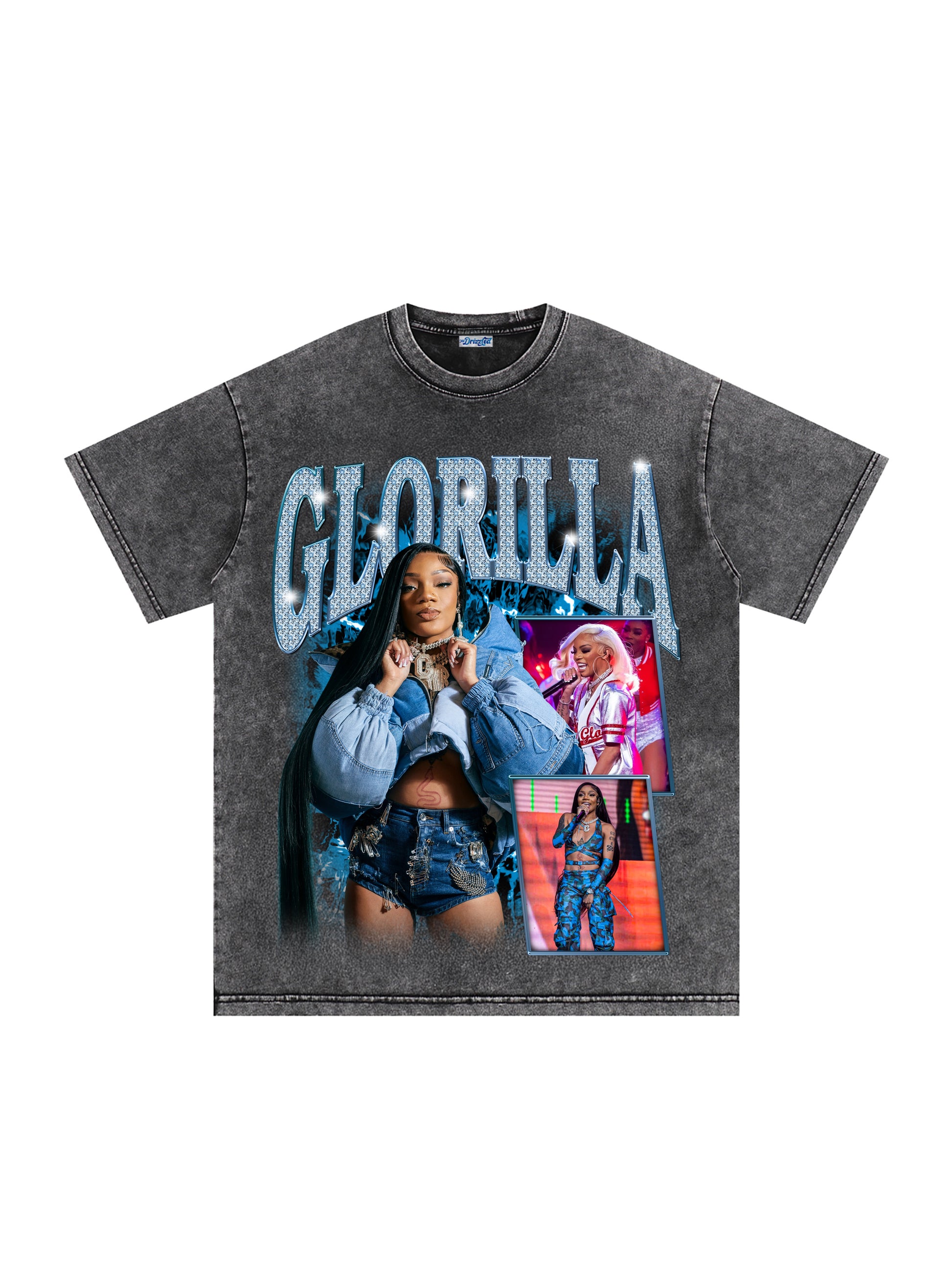 THE DRIZZLED Glorilla drizzled tee  binjhumnjn