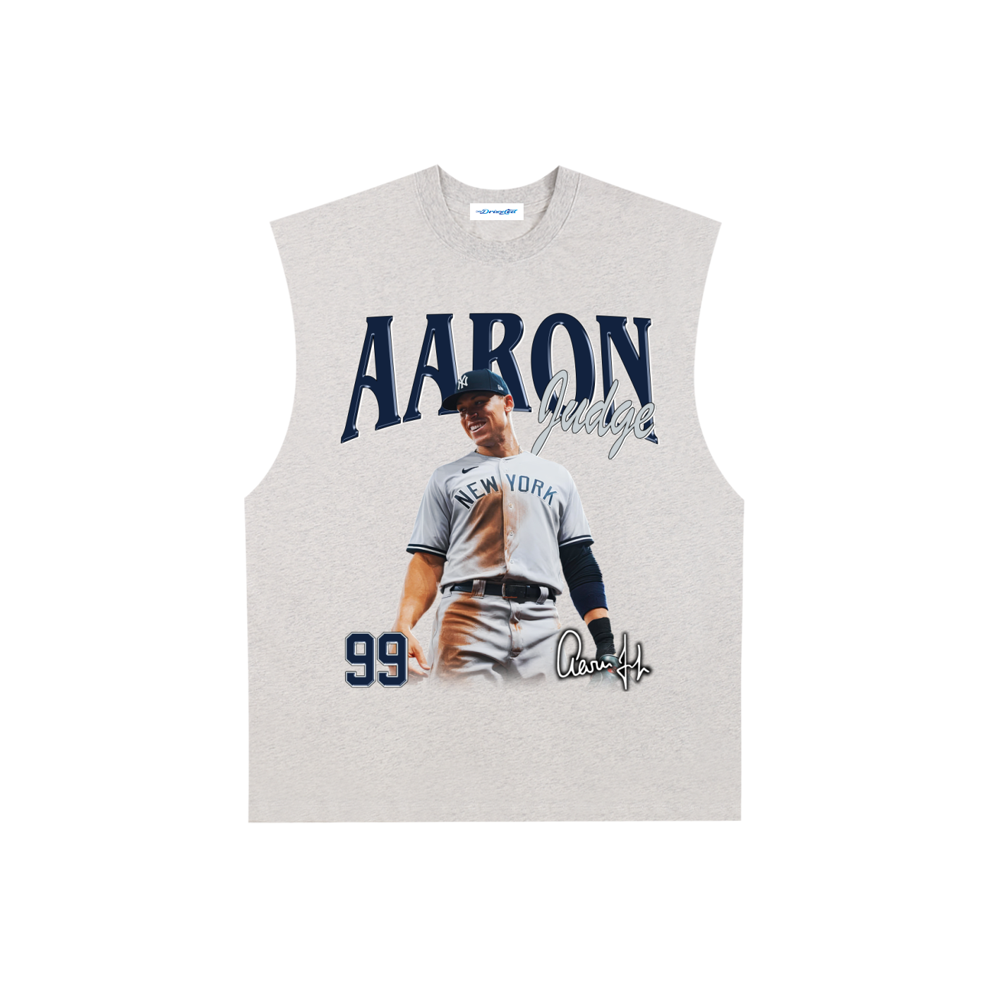 Raw Edge Cotton Tank Top