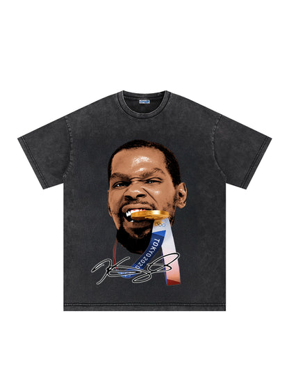 THE DRIZZLED | KEVIN DURANT - BITE THE GOLD TEE