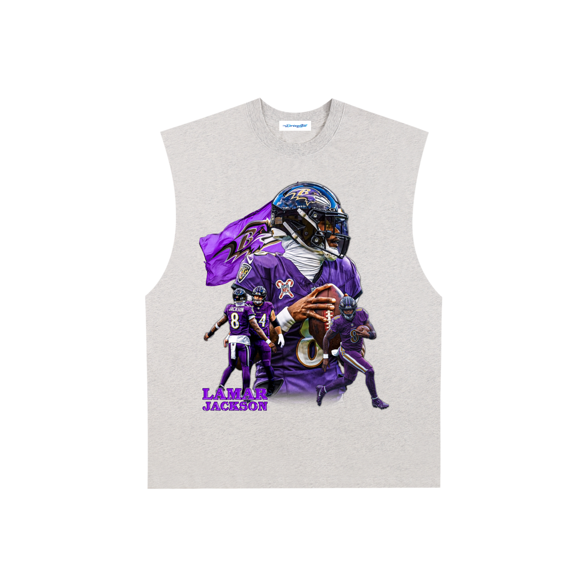 Raw Edge Cotton Tank Top