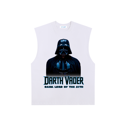 Raw Edge Cotton Tank Top