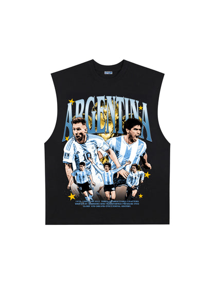THE DRIZZLED | ARGENTINA FOOTBALL ASSOCIATION TANK TOP