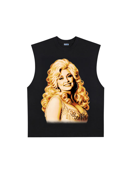 THE DRIZZLED | DOLLY PARTON O.17 TANK TOP