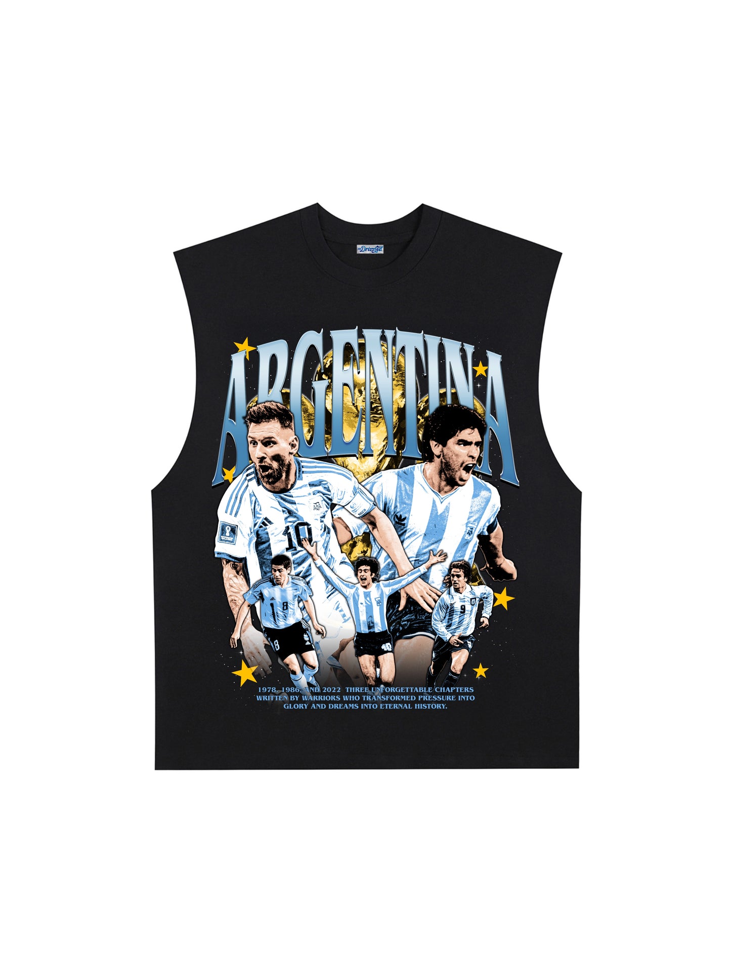 THE DRIZZLED | ARGENTINA FOOTBALL ASSOCIATION TANK TOP