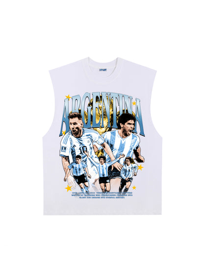 THE DRIZZLED | ARGENTINA FOOTBALL ASSOCIATION TANK TOP