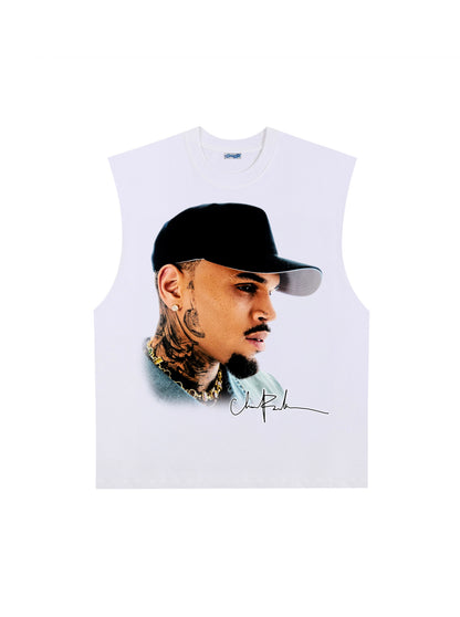 THE DRIZZLED | CHRIS BROWN - NO CAP TANK TOP