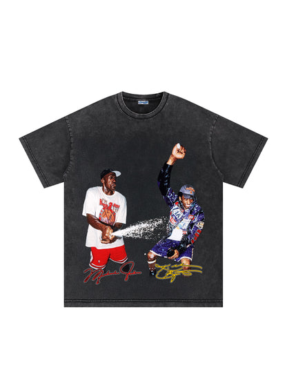 THE DRIZZLED | MIKE & KOBE - SPRAY CHAMPAGNE TEE